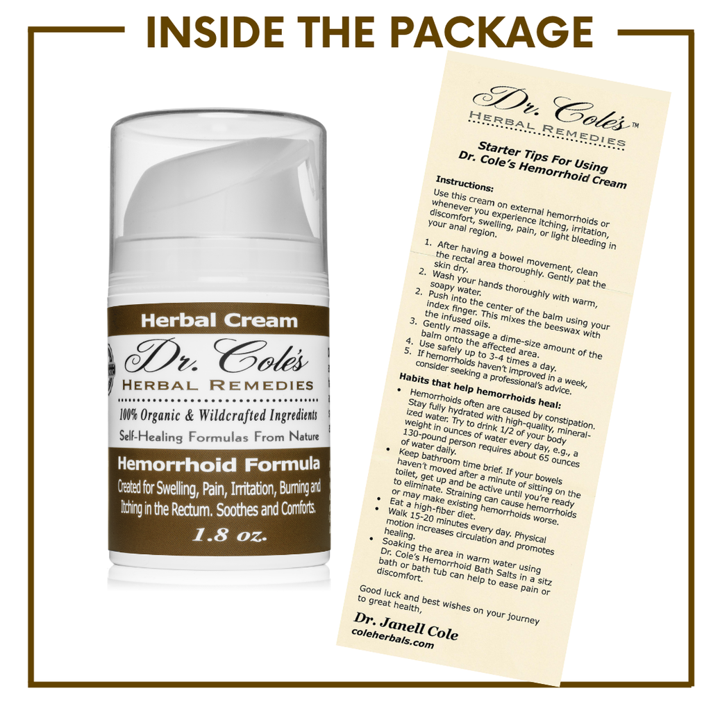 Dr. Cole's Natural Hemorrhoid Cream