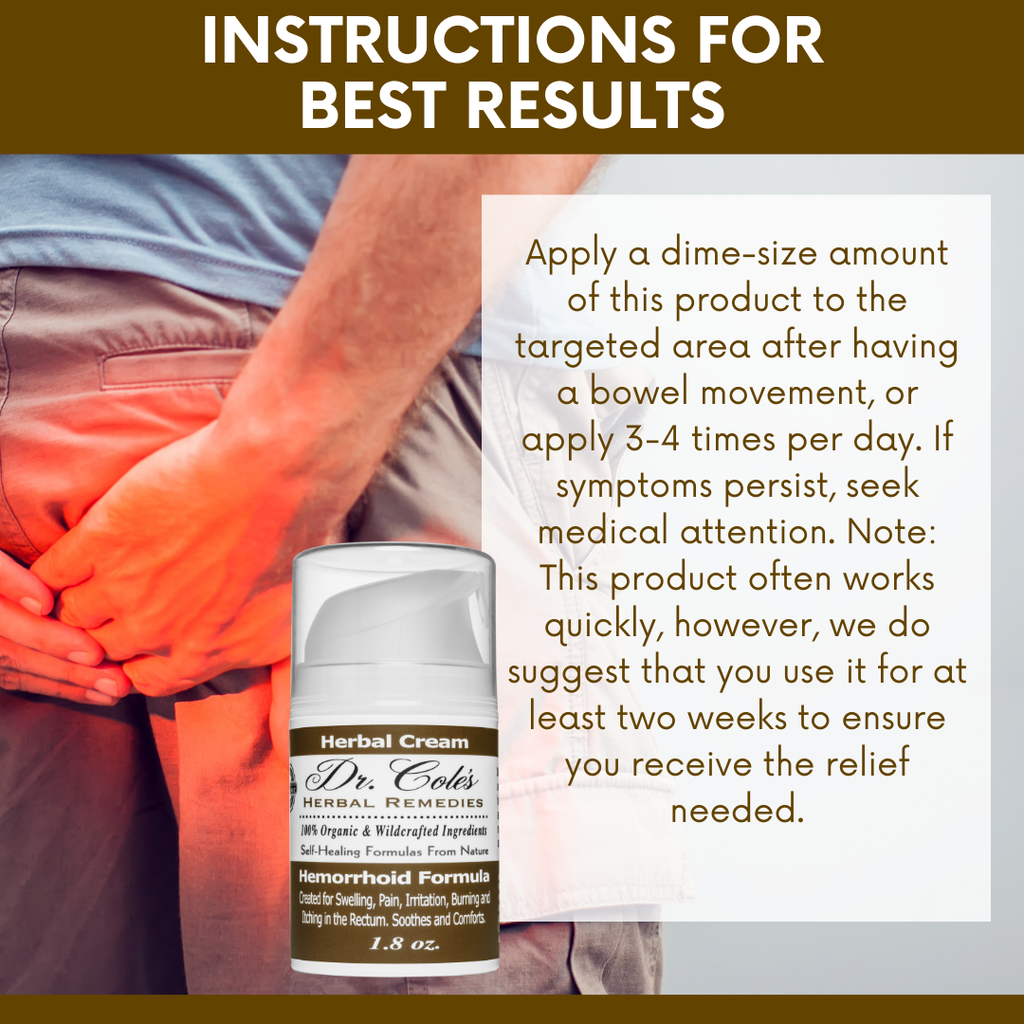 Dr. Cole's Natural Hemorrhoid Cream