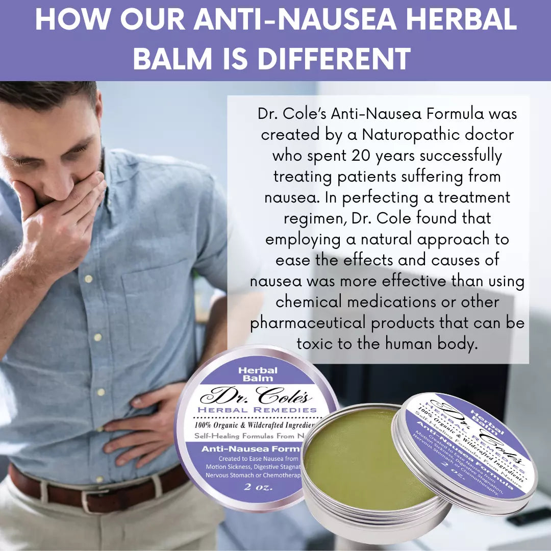 Dr. Cole's Organic Anti-Nausea Herbal Balm