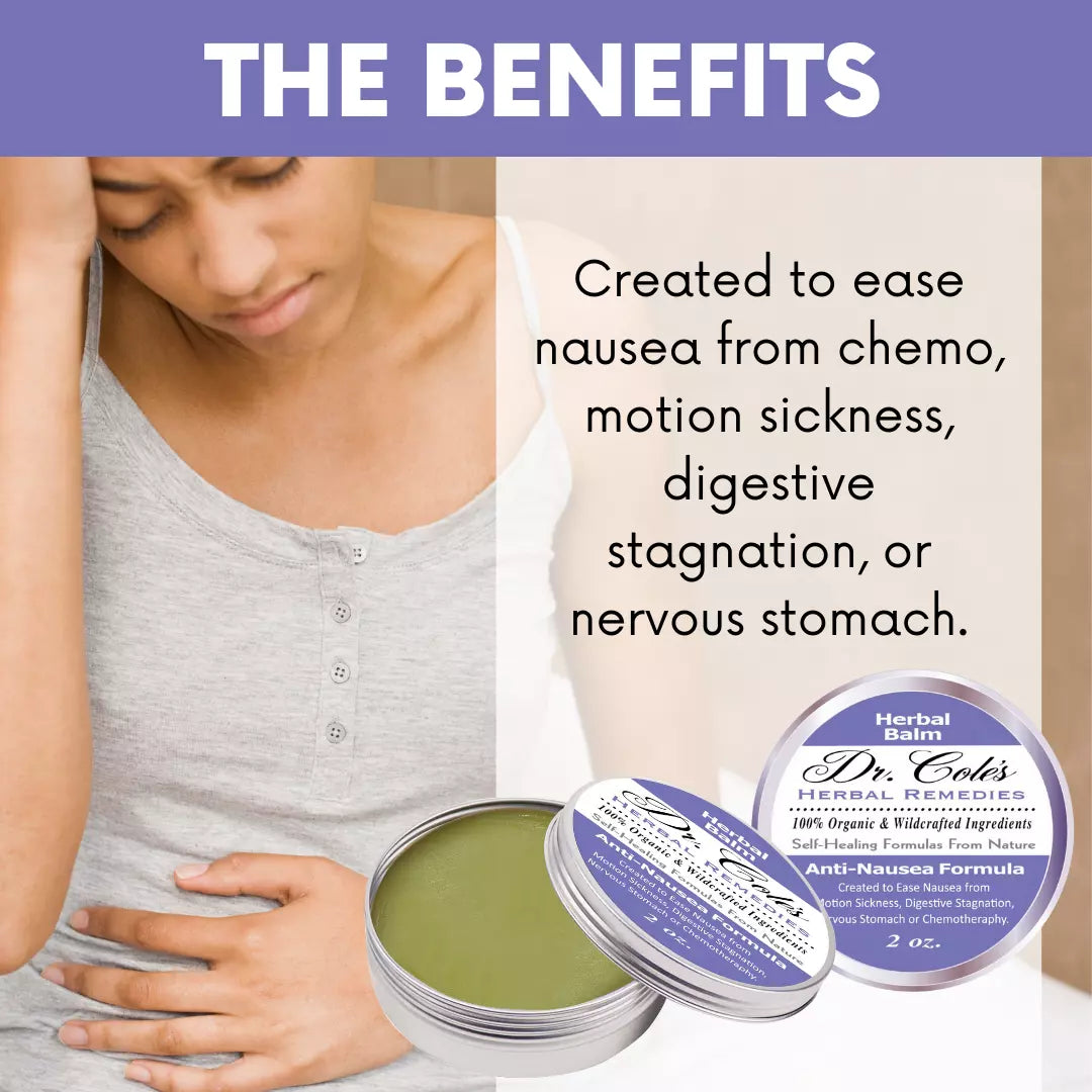 Dr. Cole's Organic Anti-Nausea Herbal Balm