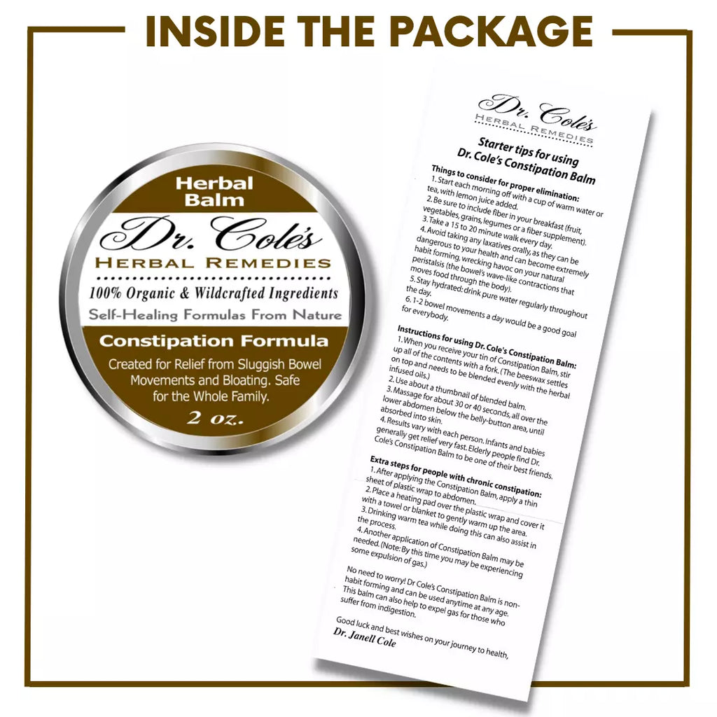 Dr. Cole’s Constipation Remedy
