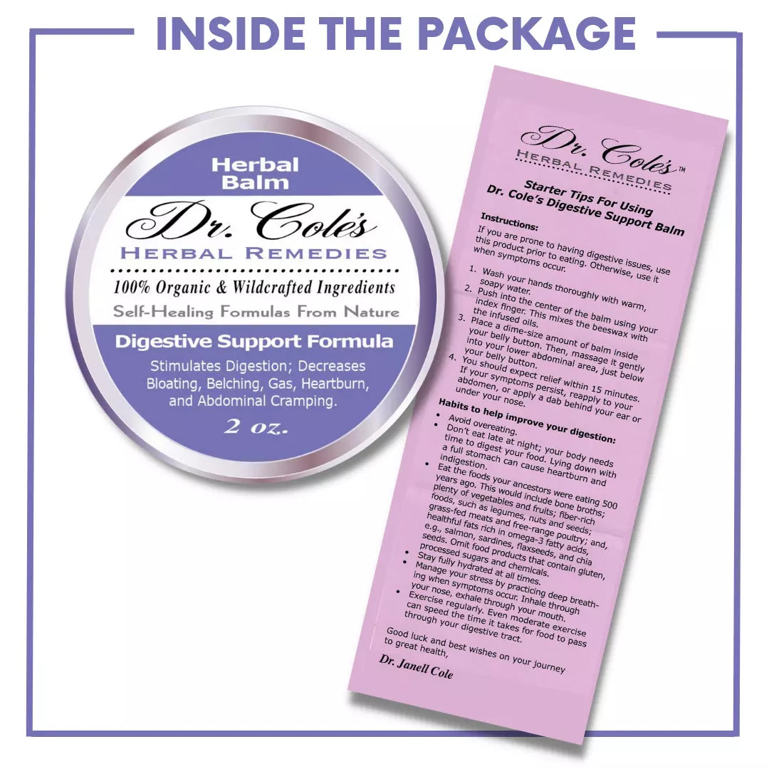 Dr. Cole's Organic Digestive Support Herbal Balm