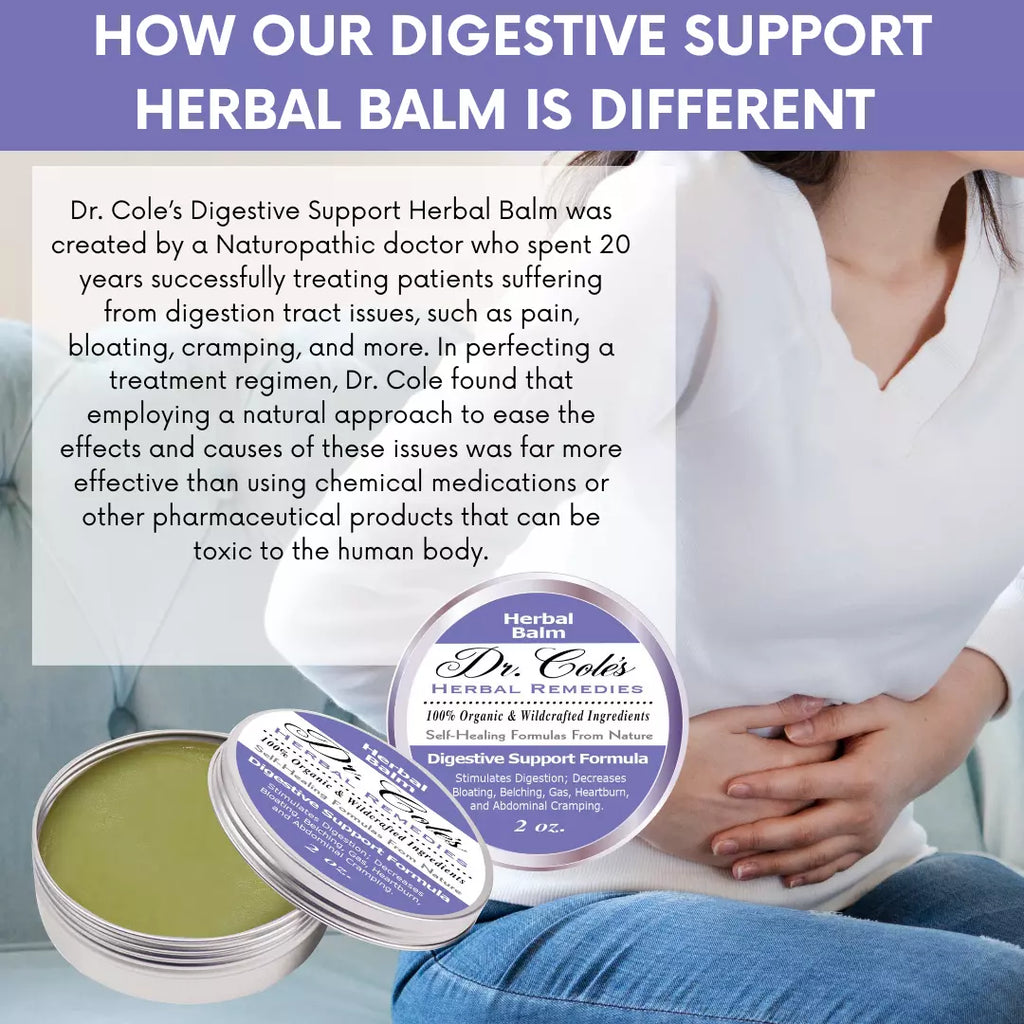 Dr. Cole's Organic Digestive Support Herbal Balm