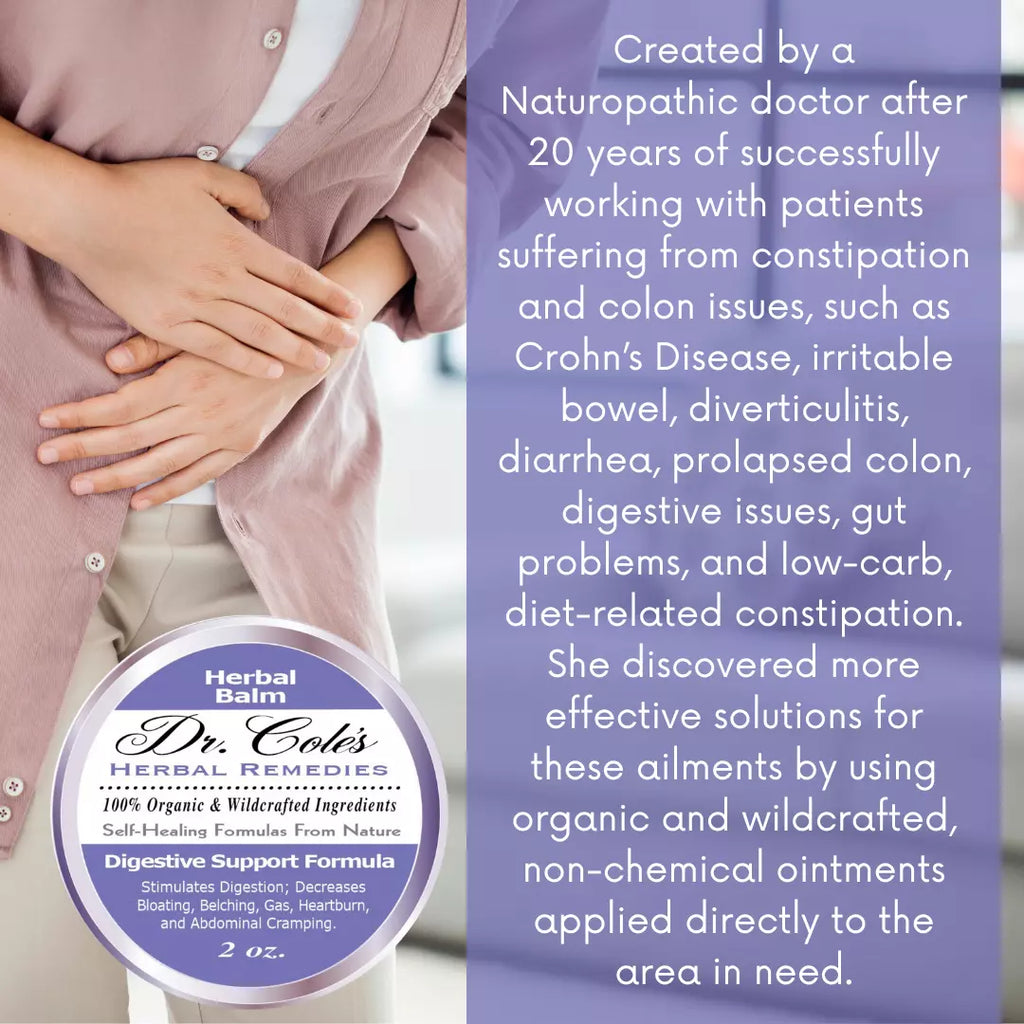 Dr. Cole's Organic Digestive Support Herbal Balm