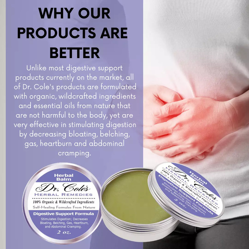 Dr. Cole's Organic Digestive Support Herbal Balm
