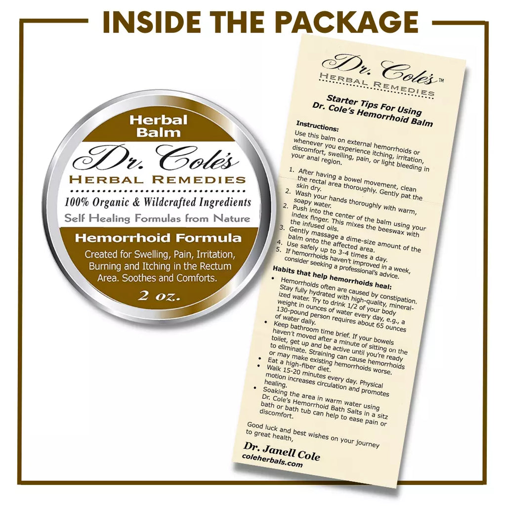Dr. Cole's Organic Hemorrhoid Treatment